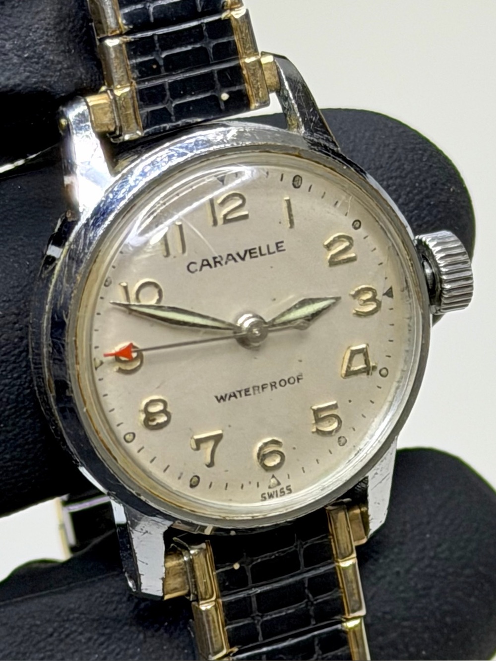 Caravelle by Bulova 91 Mechanical Swiss-Made Military Ladies’ 1960’s 24mm Watch